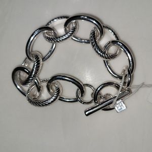 Banana Republic silver chain bracelet NWT